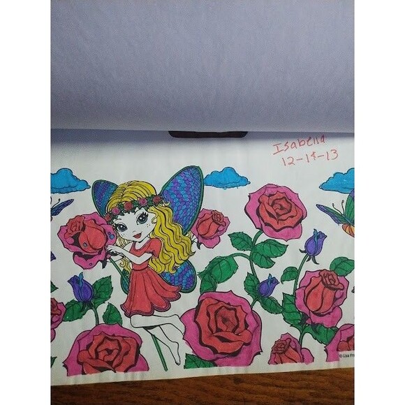 Lisa Frank Jumbo Coloring Poster Pad Wolf Penguin Igloo Design (Lisa Frank 2013 - Picture 7 of 16